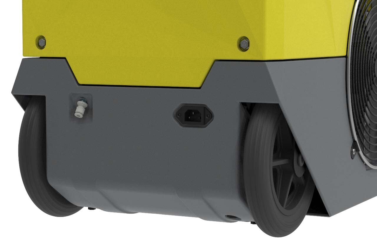 AlorAir Storm SLGR 1250X WiFi Commercial Dehumidifier - 125 Pints Smart App Control, Yellow - Ideal for Basements, Warehouses & Large Spaces