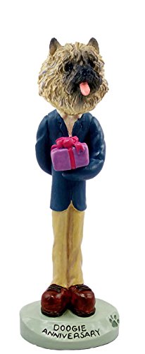 Cairn Terrier Red Anniversary Collectible Dog Figurine - Handcrafted Ceramic Statue for Home Decor, Gift for Dog Lovers, Pet Memorial Keepsake - Perfect for Shelves, Desks & Anniversary Celebrations