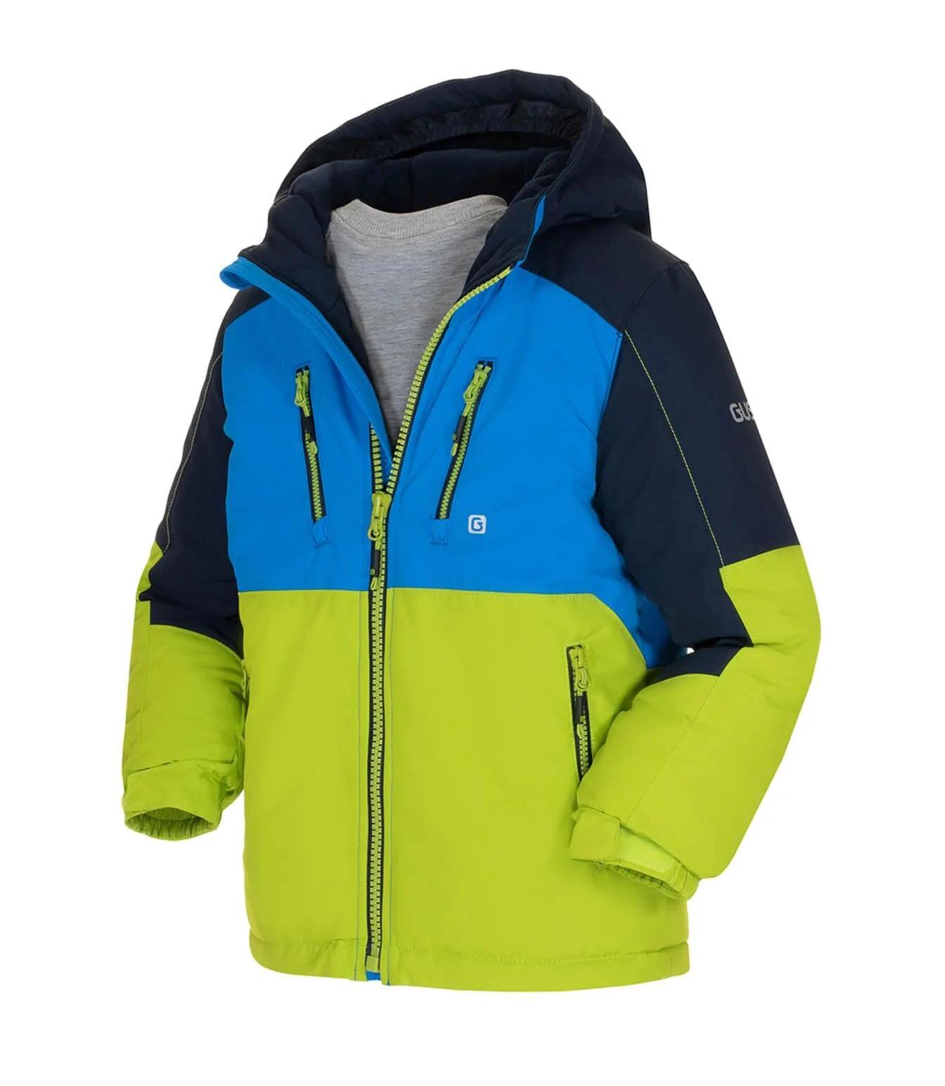 Gusti Isaac Snow Suit for Kids - Waterproof Winter Jacket & Pants Set, Insulated Blue Snowsuit for Boys & Girls - Perfect for Skiing, Sledding & Outdoor Winter Activities
