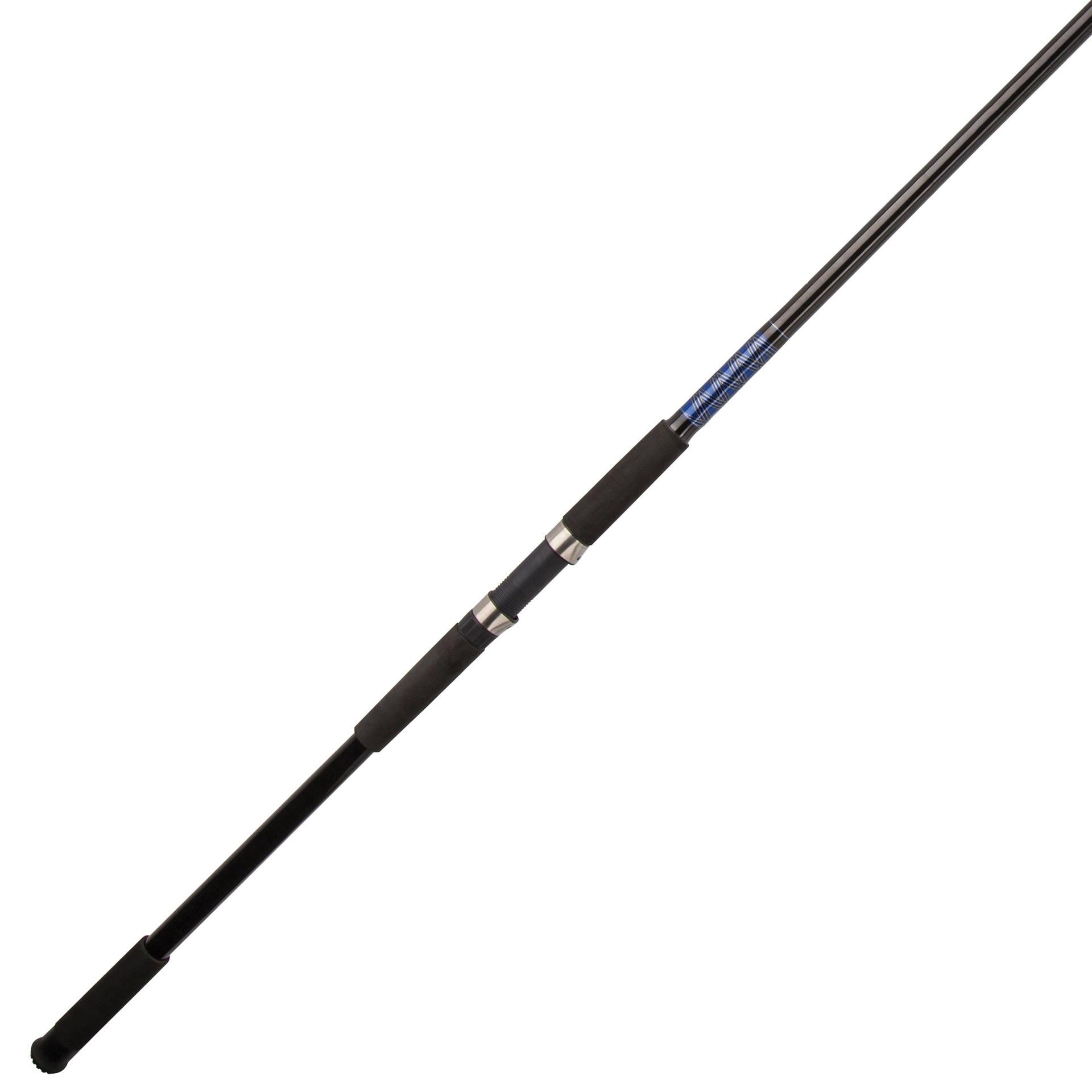 Tidewater® Spinning Fishing Rod - Lightweight Graphite Saltwater Freshwater Fishing Pole for Bass Trout Salmon - Perfect for Surf Casting Pier Fishing and Boat Angling
