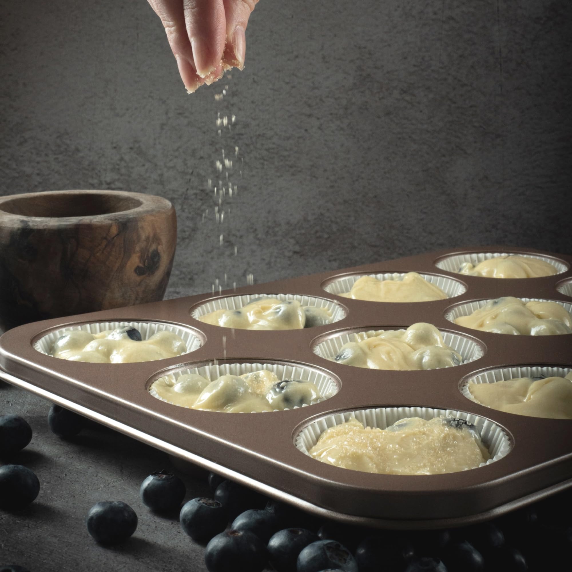 Premium PFOA-Free Nonstick Baking Pans Set - 4-Piece Bundle (2 Half Sheet Pans 13x18