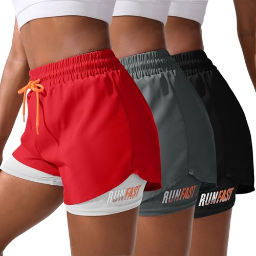Black-dark Grey-red
