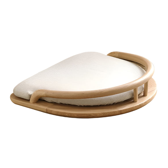 23.2x20x6.6 inch / 59x51.5x17.5 cm / natural wood Color / ash tea chair guest chair gravel white