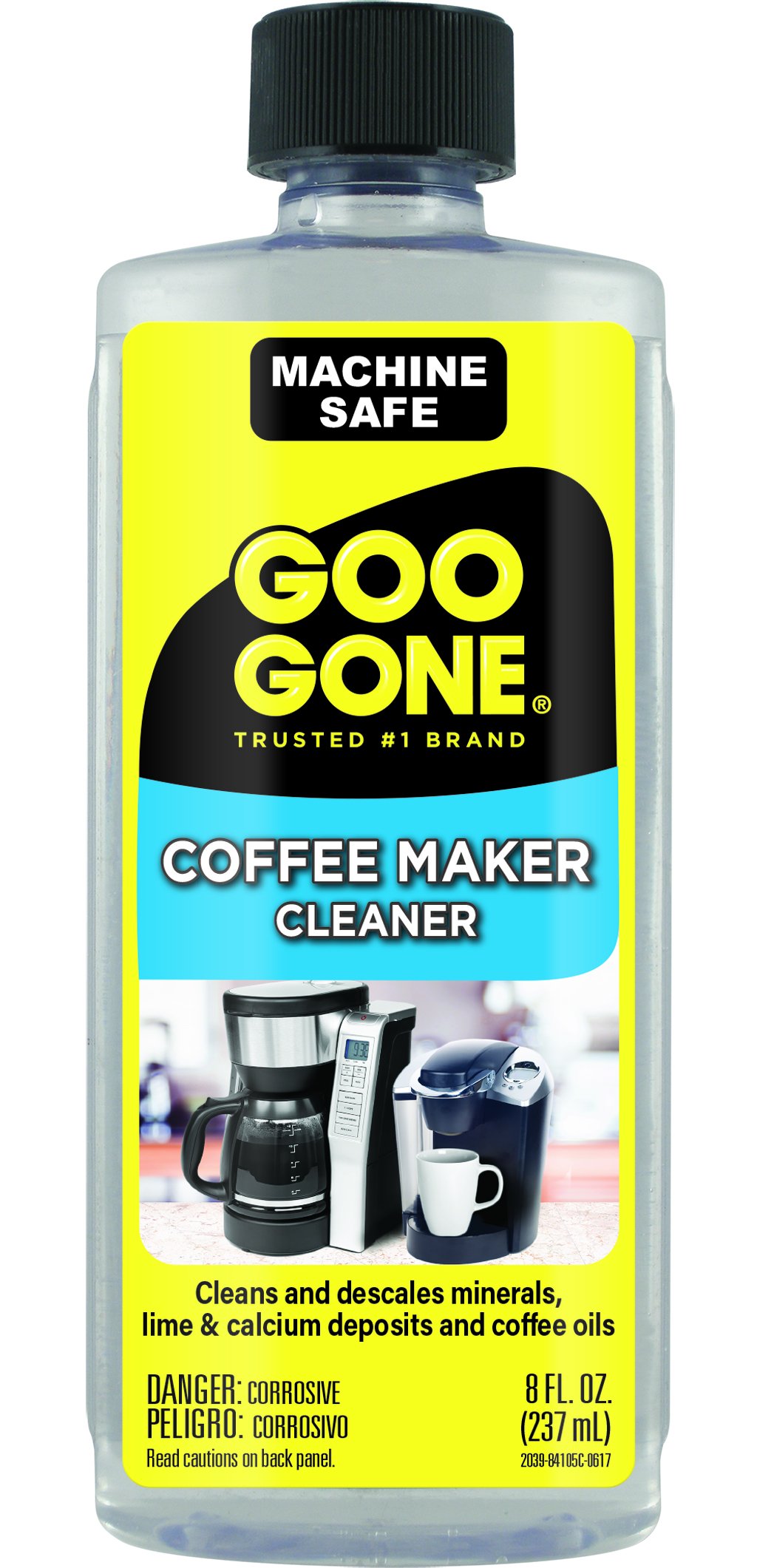 Goo Gone Keurig Compatible Coffee Maker Universal Descaling Solution - 8 oz, Removes Limescale & Residue, Improves Coffee Taste, Easy to Use for Keurig, Nespresso & Single-Serve Machines - Perfect for Home, Office & Coffee Shops