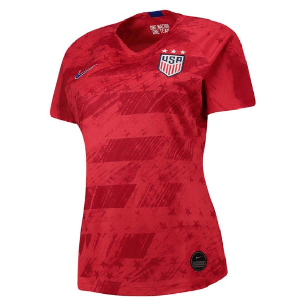2019 USA Women's Away Soccer Jersey - Red, Size WXS - Perfect for Games, Training & Fan Support