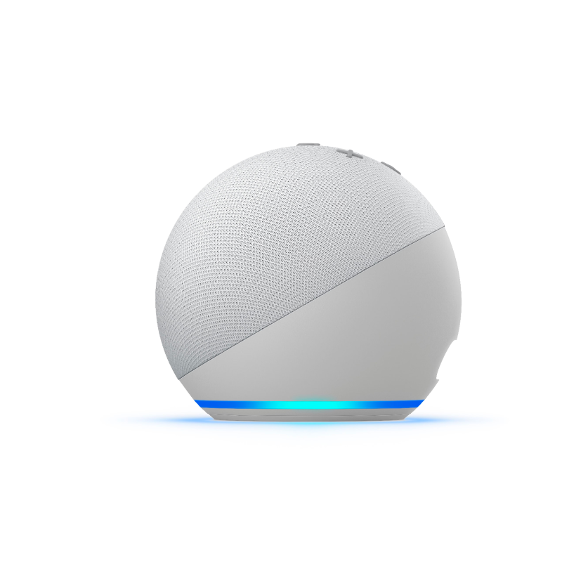 Amazon Echo Dot (4th Gen) Smart Speaker with Alexa - White - Perfect for Home, Office & Music Streaming