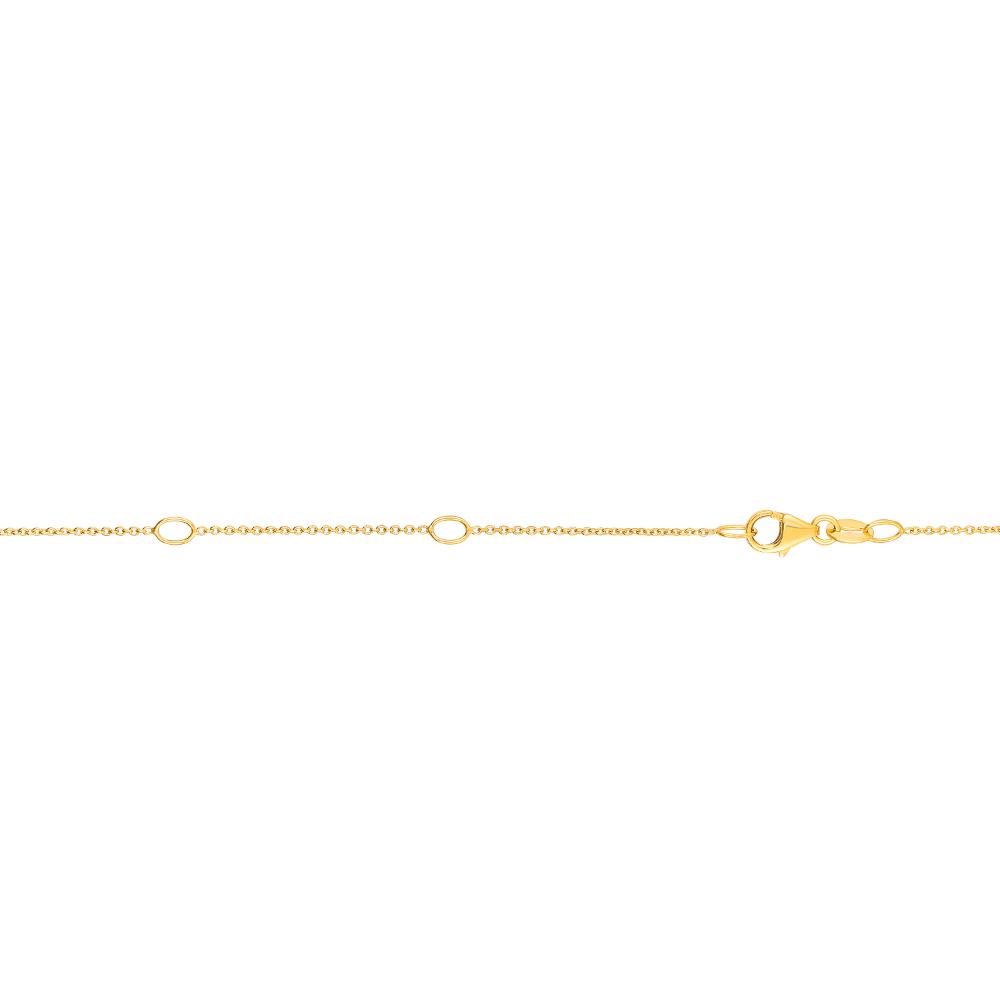 14K Gold 0.97mm Double Extendable Cable Chain Necklace - Dainty Layering Jewelry for Women, Perfect for Everyday Wear & Gift Giving