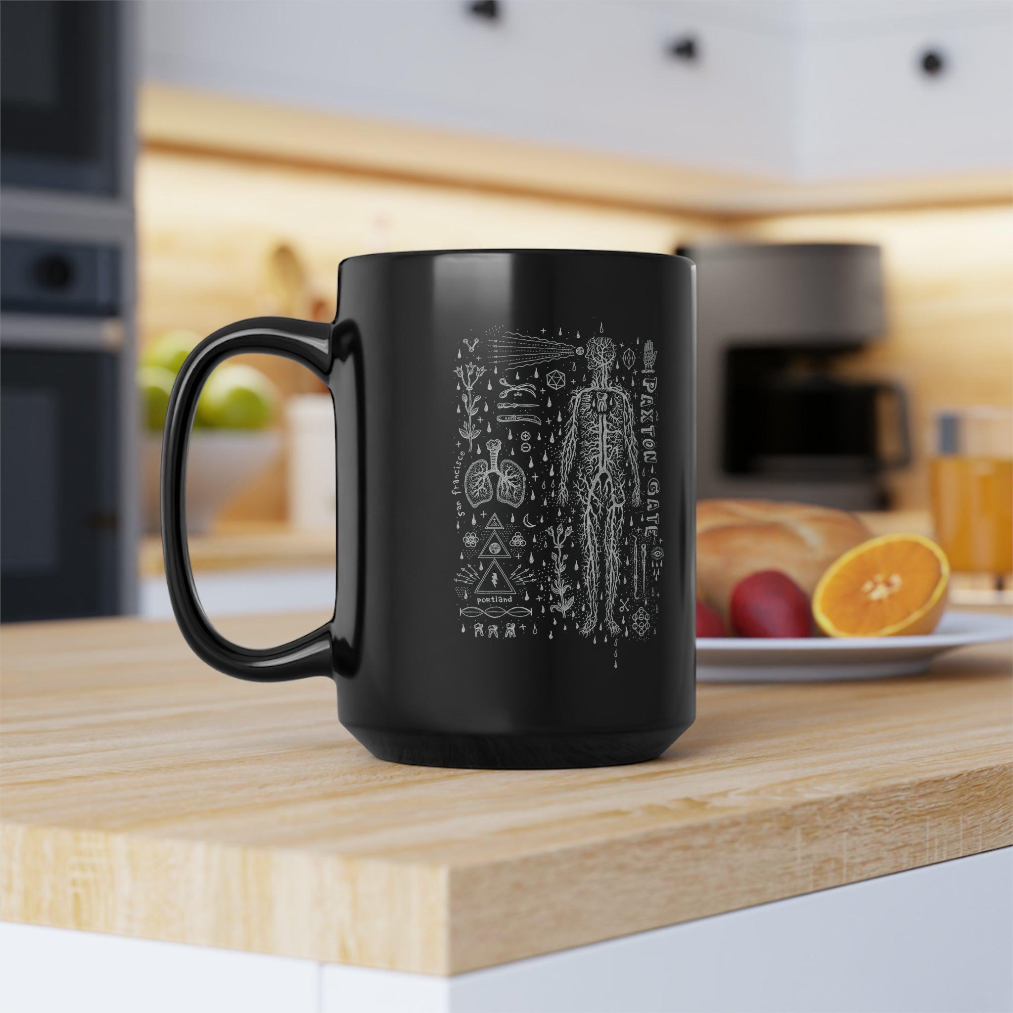 Black Daniel Martin Diaz Coffee Mug - 11oz Ceramic Travel Mug with Handle, Perfect for Home, Office & Gifts - Ideal for Coffee, Tea & Hot Beverages