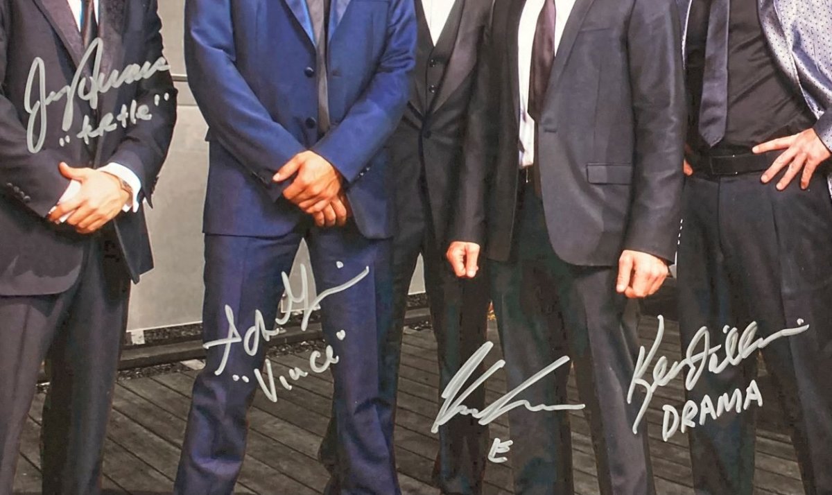Entourage Cast Signed 16x20 Suit Photo - Autographed by Adrien Grenier & Cast with JSA ITP COA - Perfect for TV Memorabilia Collectors & Entertainment Fans