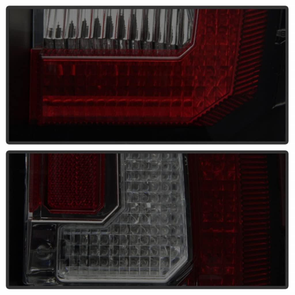 2007-2014 GMC Yukon LED Tail Lights Pair - V2 Black Smoke Style (5083425) | Enhanced Visibility & Style Upgrade for Night Driving & Custom Look