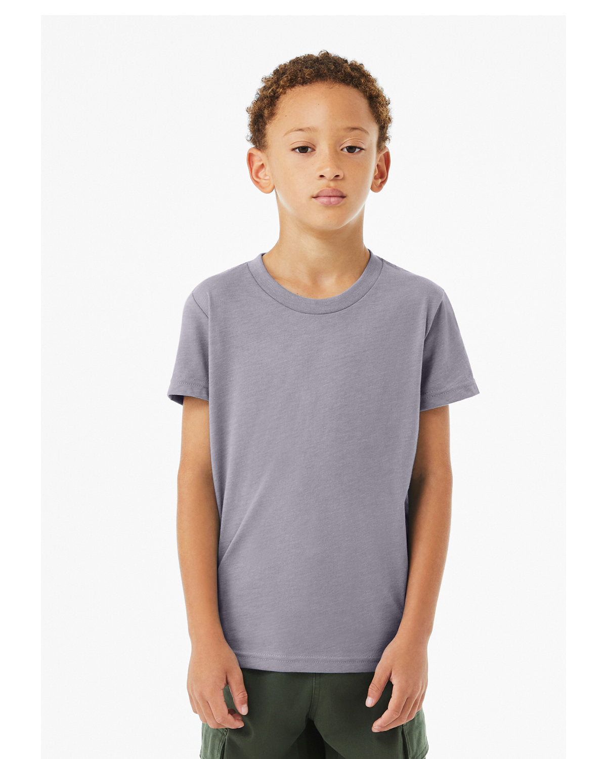Bella + Canvas 3001YCV Youth Short Sleeve CVC Jersey T-Shirt - Soft Cotton Blend Tee for Kids, Boys & Girls - Perfect for School, Playdates & Everyday Wear