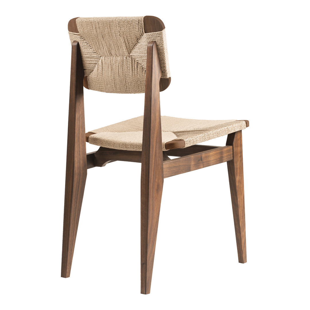 Modern C Chair Dining Chair with Durable Paper Cord Seat - Perfect for Kitchen, Dining Room, and Outdoor Patio Use