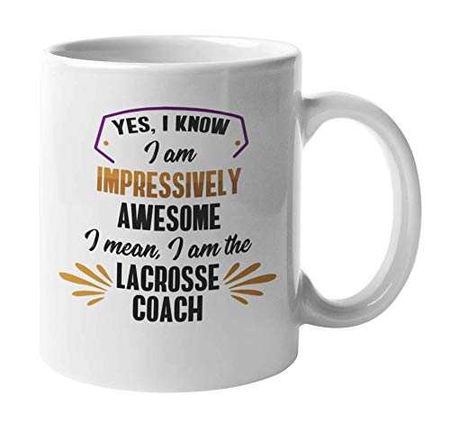 Premium 11oz Lacrosse Coach Trainer Coffee Mug - Insulated Travel Tumbler for Hot & Cold Drinks - Perfect Gift for Sports Coaches, Team Gifts & Office Use