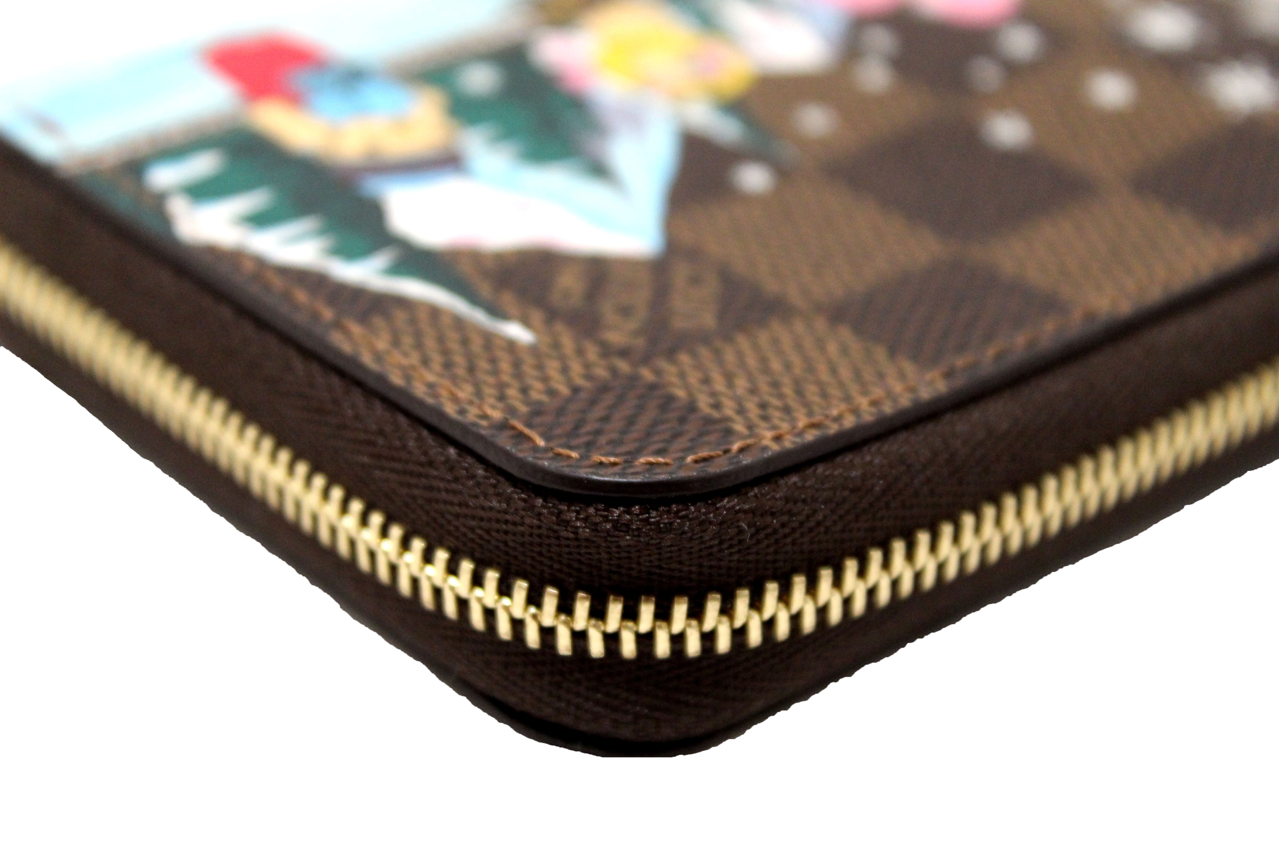 Authentic Louis Vuitton 2023 Limited Edition Christmas Alpine Vivienne Monogram Zippy Coin Wallet - Perfect Holiday Gift & Luxury Accessory for Travel, Parties & Everyday Use