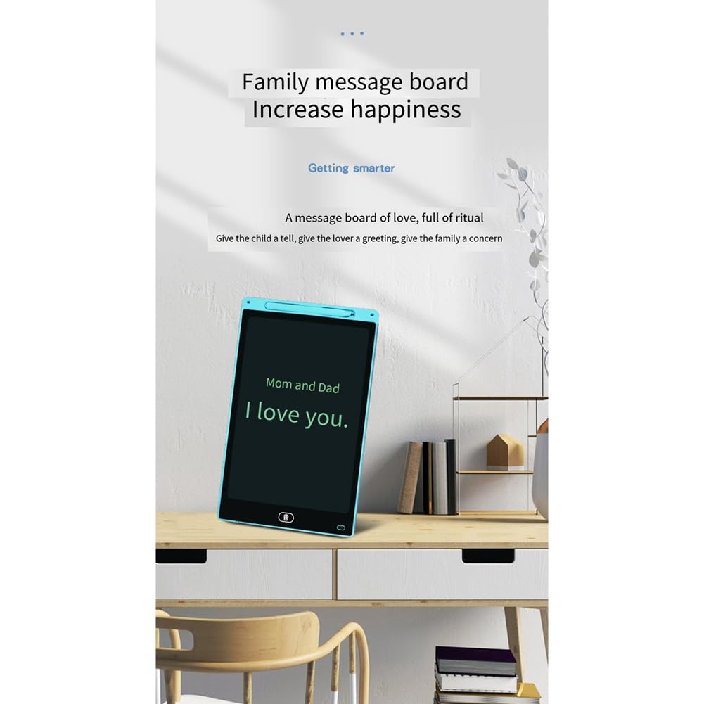 Sichuny 16 Inch LCD Writing & Drawing Tablet for Kids - Color Graffiti Board, Easy to Install & Use, Perfect for Christmas & Birthday Gifts - Ideal for Home, School & Travel Activities (White)