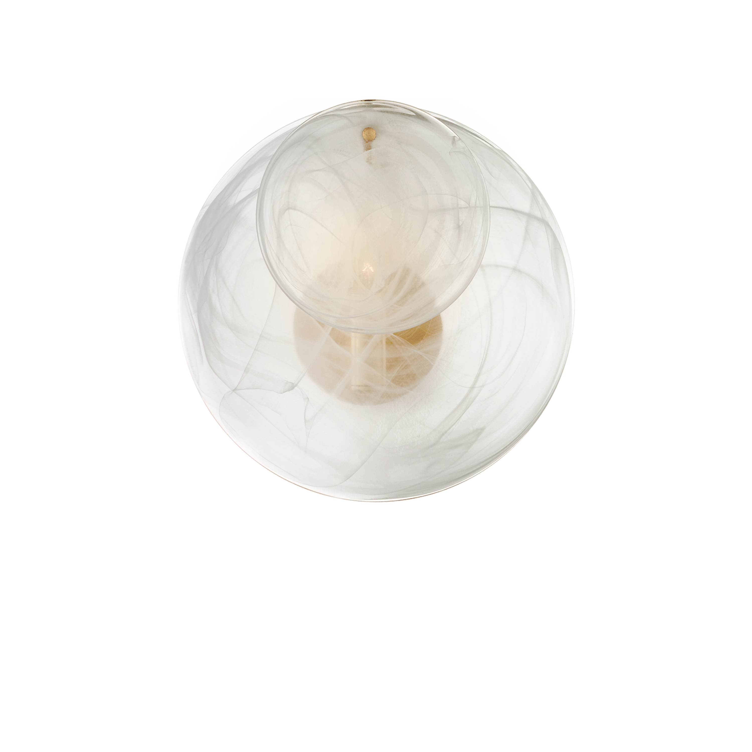 Loire Small Sconce Wall Light - Vintage Style Plug-in Wall Lamp with Fabric Shade for Bedroom, Living Room, Hallway Decor
