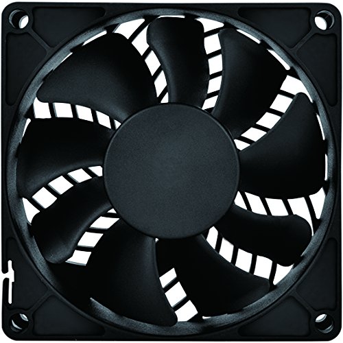 SilverStone SST-AP81 80mm High Airflow Computer Case Cooling Fan - Black | Perfect for PC Gaming Rigs, Workstations & Home Office Desktops | Ultra Quiet Cooling Solution for Optimal Performance