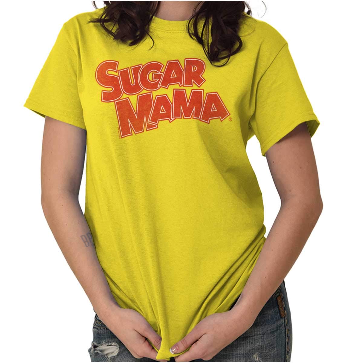Vintage Retro Candy Sugar Mama Logo Women's Graphic T-Shirt - Soft Cotton Tee for Casual Wear, Street Style & Retro Fashion Lovers