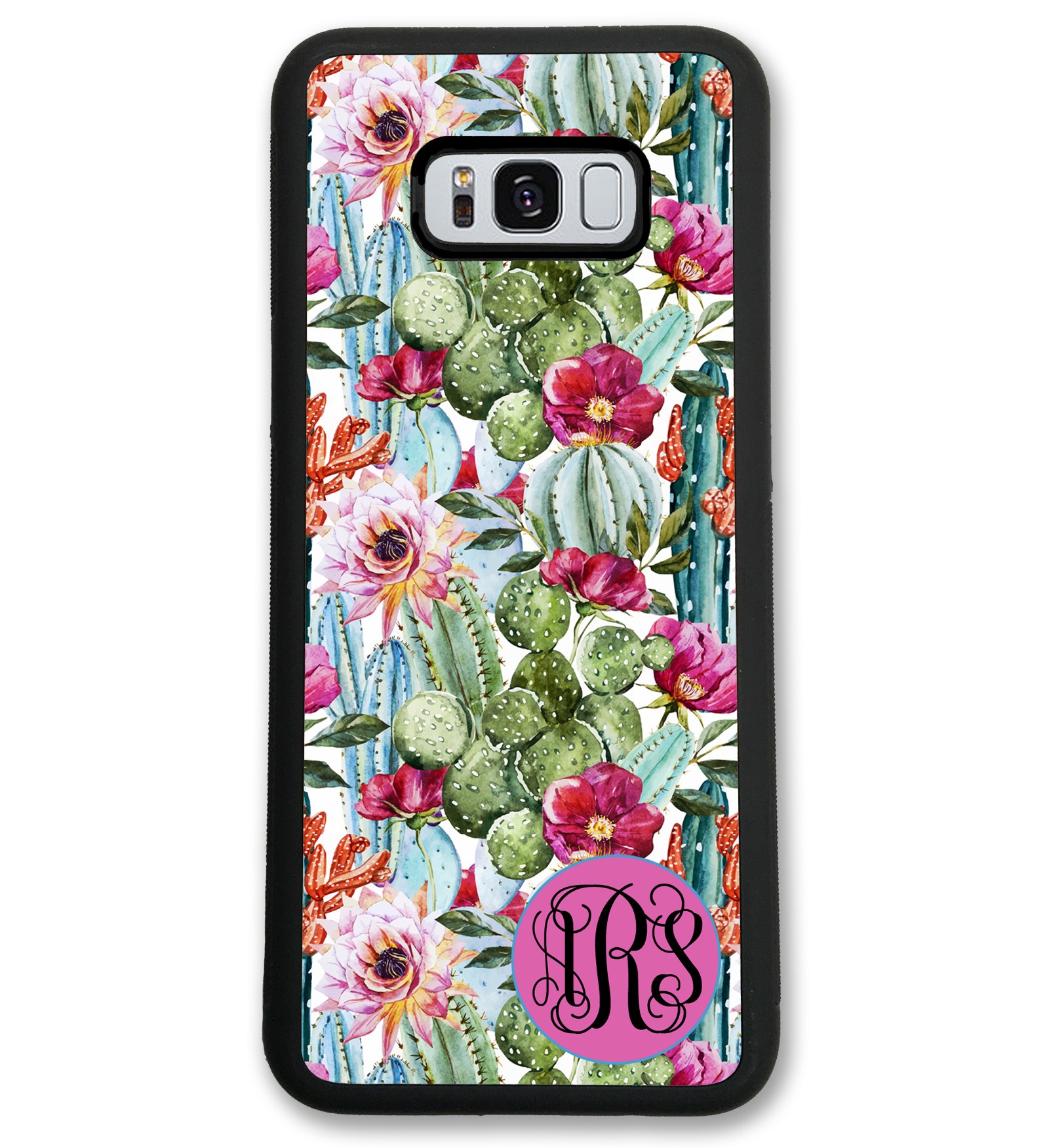 Samsung Galaxy S7 Edge Phone Case - Floral Cactus Design Customizable Cover for 5.5 Inch S7 Edge | Durable Protection & Personalized Style - Perfect for Everyday Use, Travel, and Gift Giving