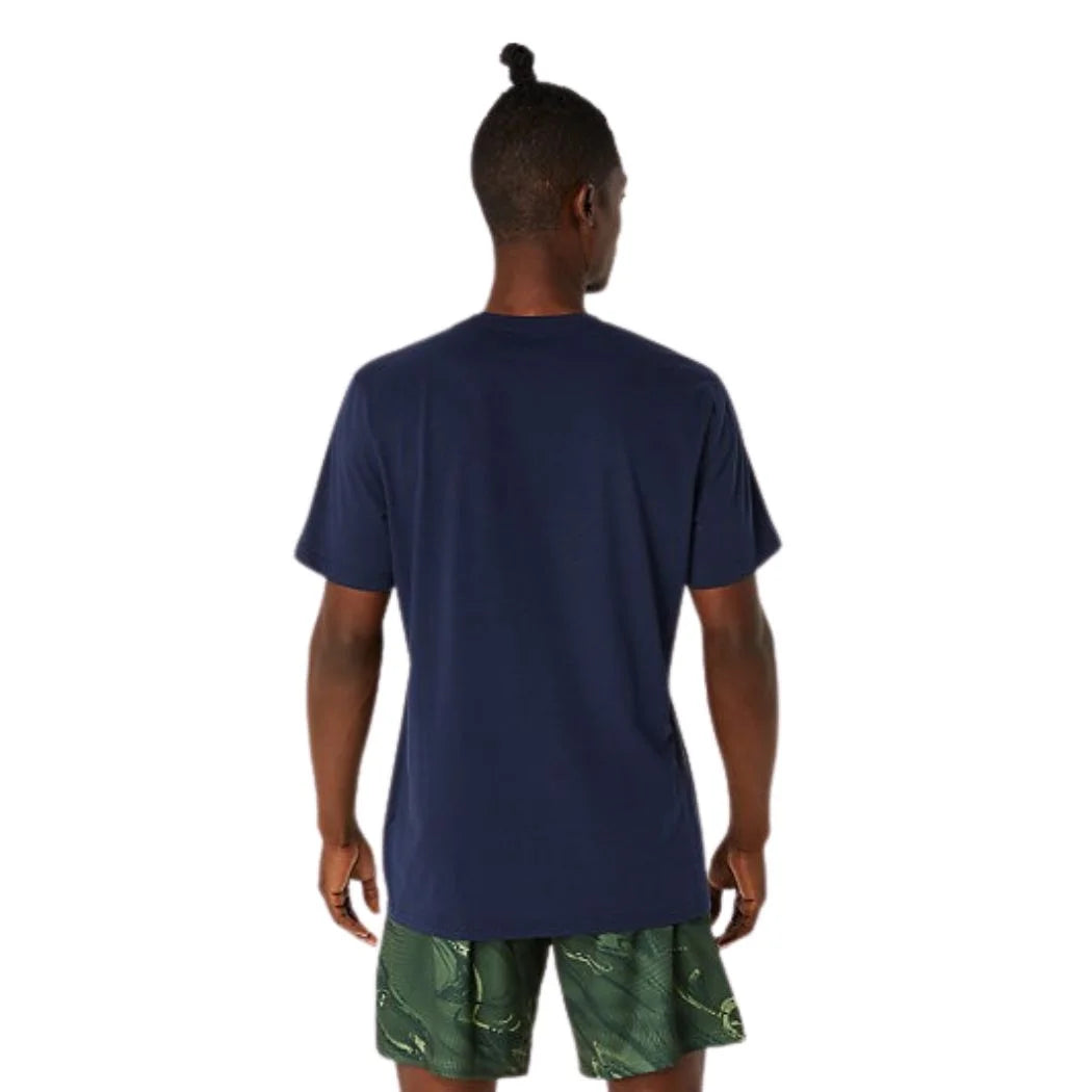 ASICS Seasonal Graphic Men's T-Shirt - Lightweight Casual Short Sleeve Cotton Tee for Running, Gym & Everyday Wear