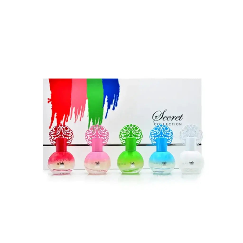 Secret Collection Eau de Parfum - 5 Pack of 30ml Perfume Bottles for Women | Perfect for Daily Wear, Special Occasions & Gift Giving