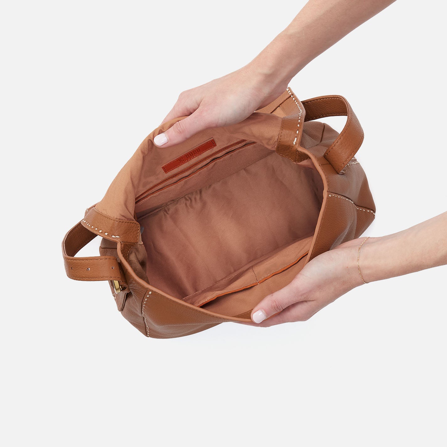 Premium Pebbled Leather Austin Shoulder Bag in Warm Honey - Stylish Crossbody Purse for Women, Perfect for Work, Travel & Everyday Use