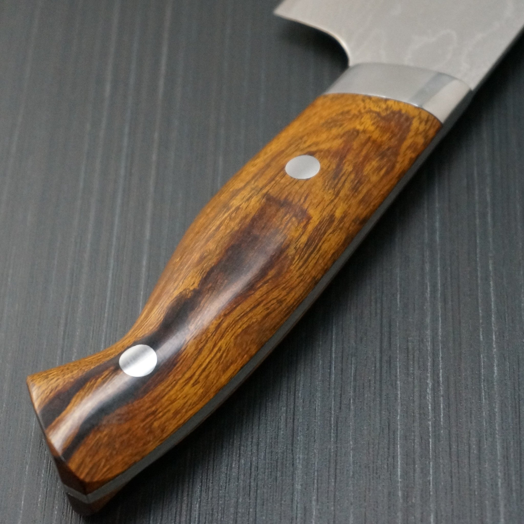 Premium Yuta Katayama Super Gold 2 Damascus Suminagashi Nakiri Knife 160mm - Japanese Ironwood Handle - Professional Chef Knife for Slicing Vegetables, Fruits & Herbs - Perfect for Home Cooks & Sushi Chefs