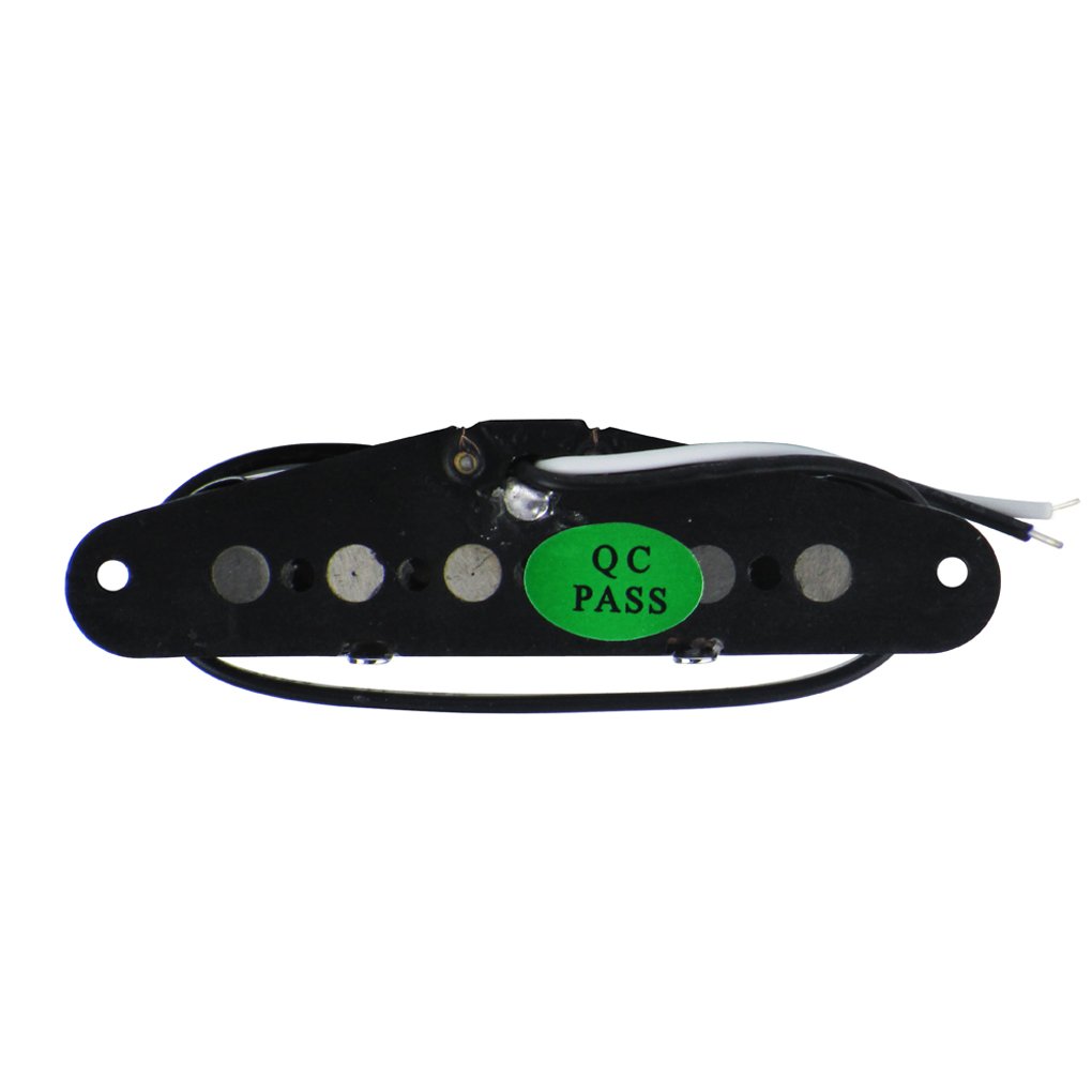 FLEOR Alnico 5 Guitar Pickups Set - TL Bridge & Neck Humbucker Pickups (Chrome) for Electric Guitar - Perfect for Blues, Rock & Metal Music Performance