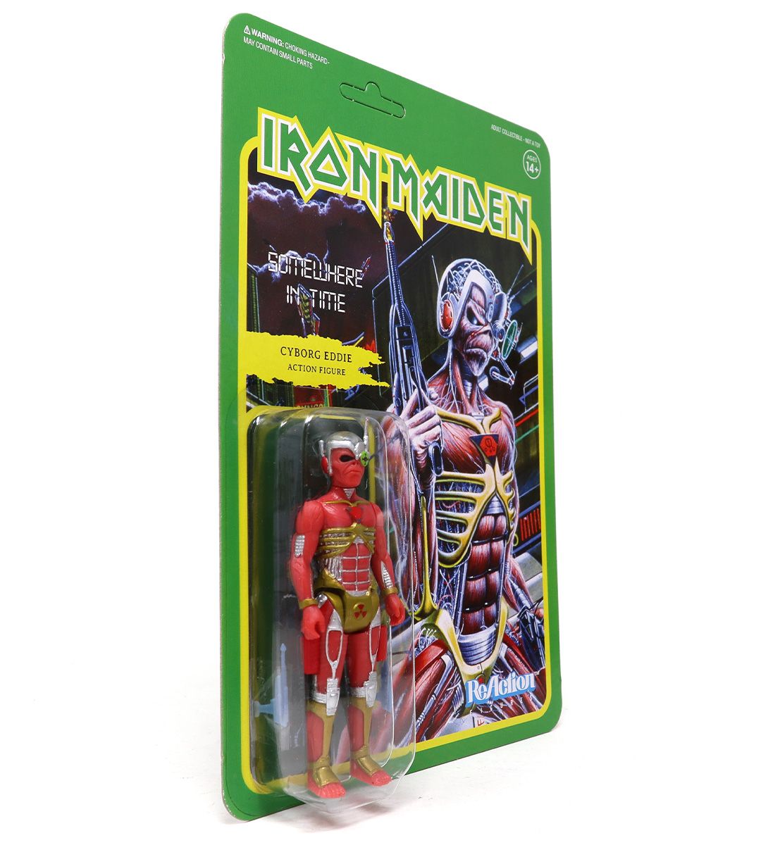Cyborg Eddie Iron Maiden Wave 2 ReAction Figure - Collectible Action Figure for Music Fans & Horror Collectors | Perfect for Display, Gifts, and Band Merchandise Collections