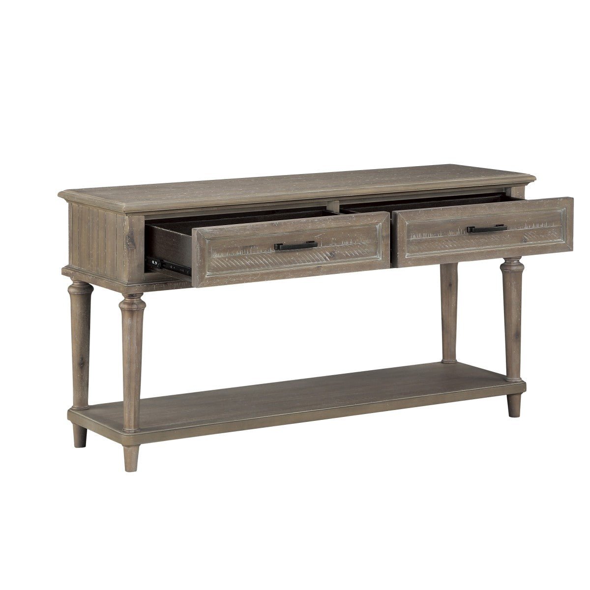Cardano Grey Sofa Table - Modern End Table with Storage Shelf for Living Room, Bedroom & Office - Stylish & Functional Furniture for Small Spaces