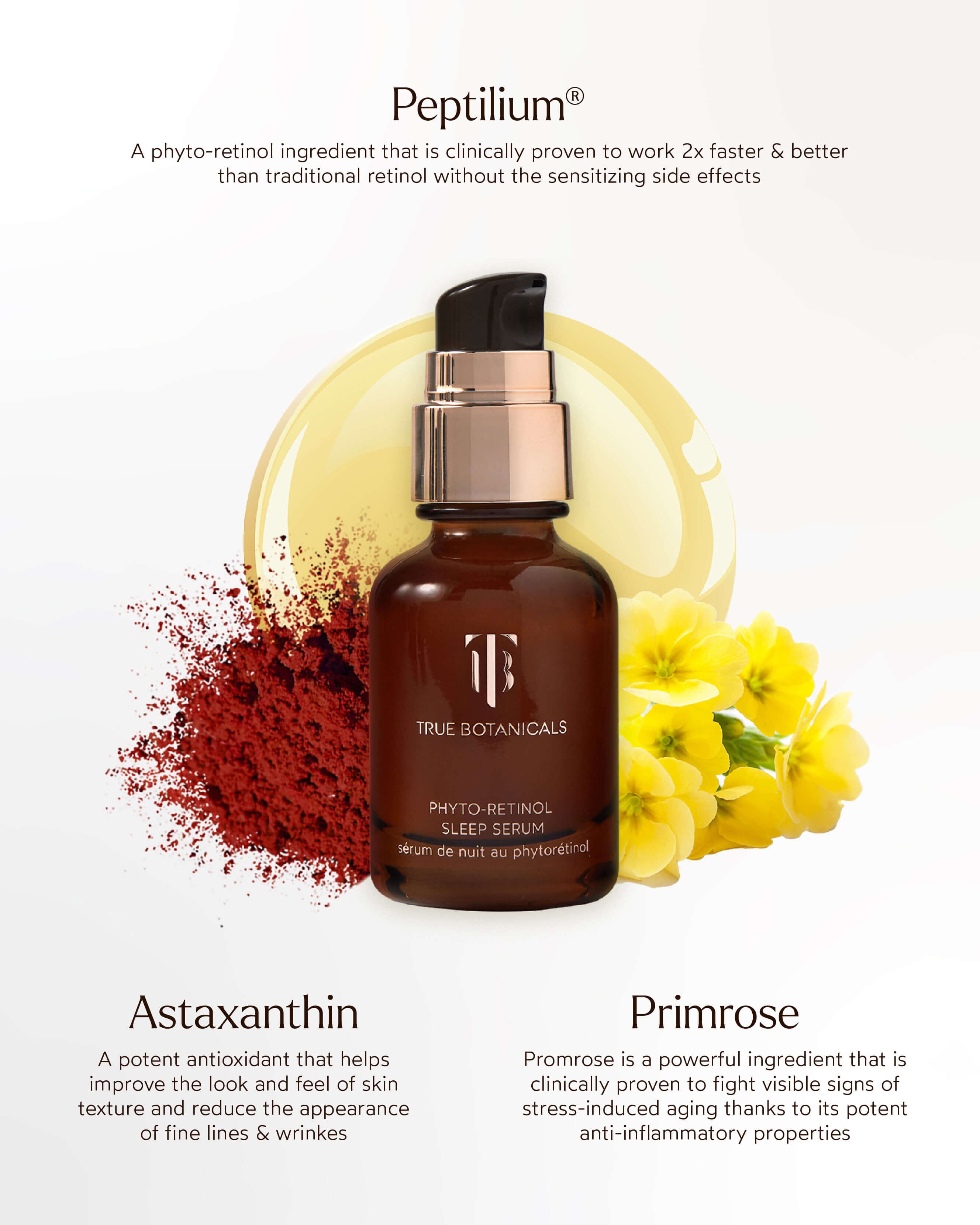 Phyto Retinol Anti-Aging Night Serum for Wrinkles & Fine Lines | Hydrating Overnight Face Treatment for Youthful Skin | Perfect for Nighttime Skincare Routine