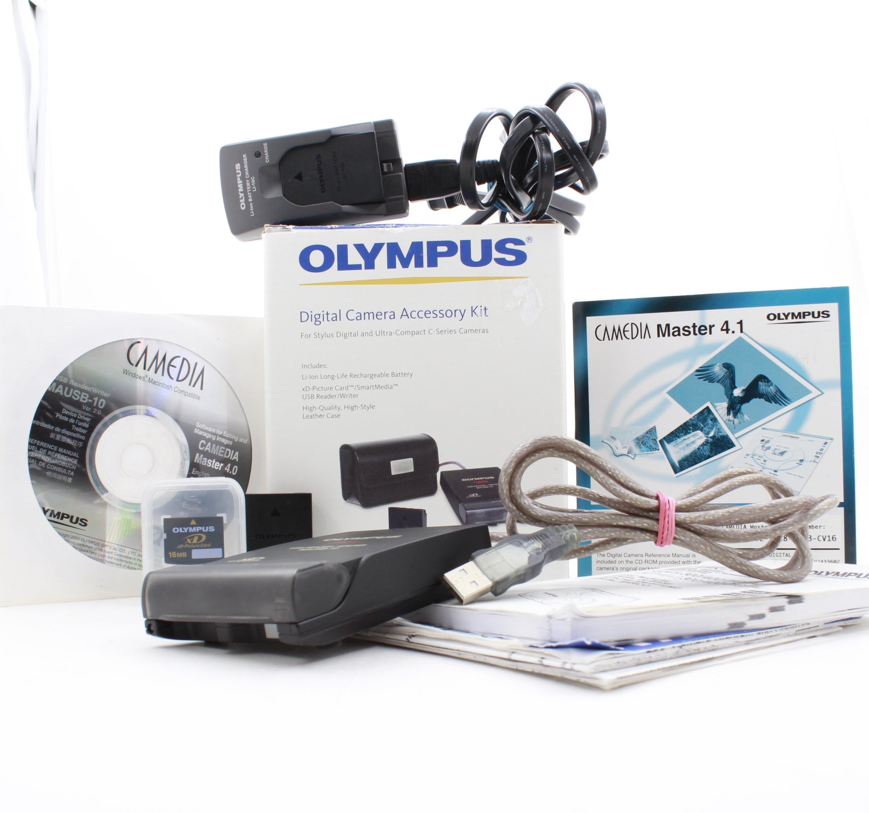 Refurbished Olympus Stylus 300 Digital Camera with Lens, Case & Accessory Kit - Perfect for Travel Photography & Everyday Use