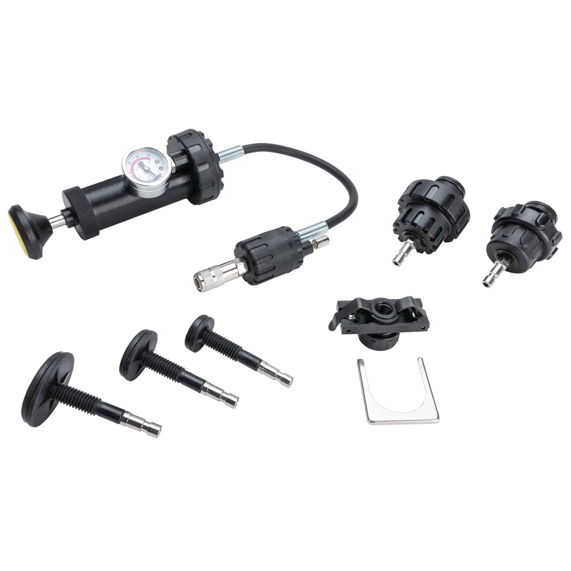 Performance Tool W89746 Radiator Pressure Test Kit - Professional Automotive Cooling System Diagnostic Tool for Cars & Trucks | Perfect for Mechanics & DIY Enthusiasts | Use for Leak Detection & Pressure Testing