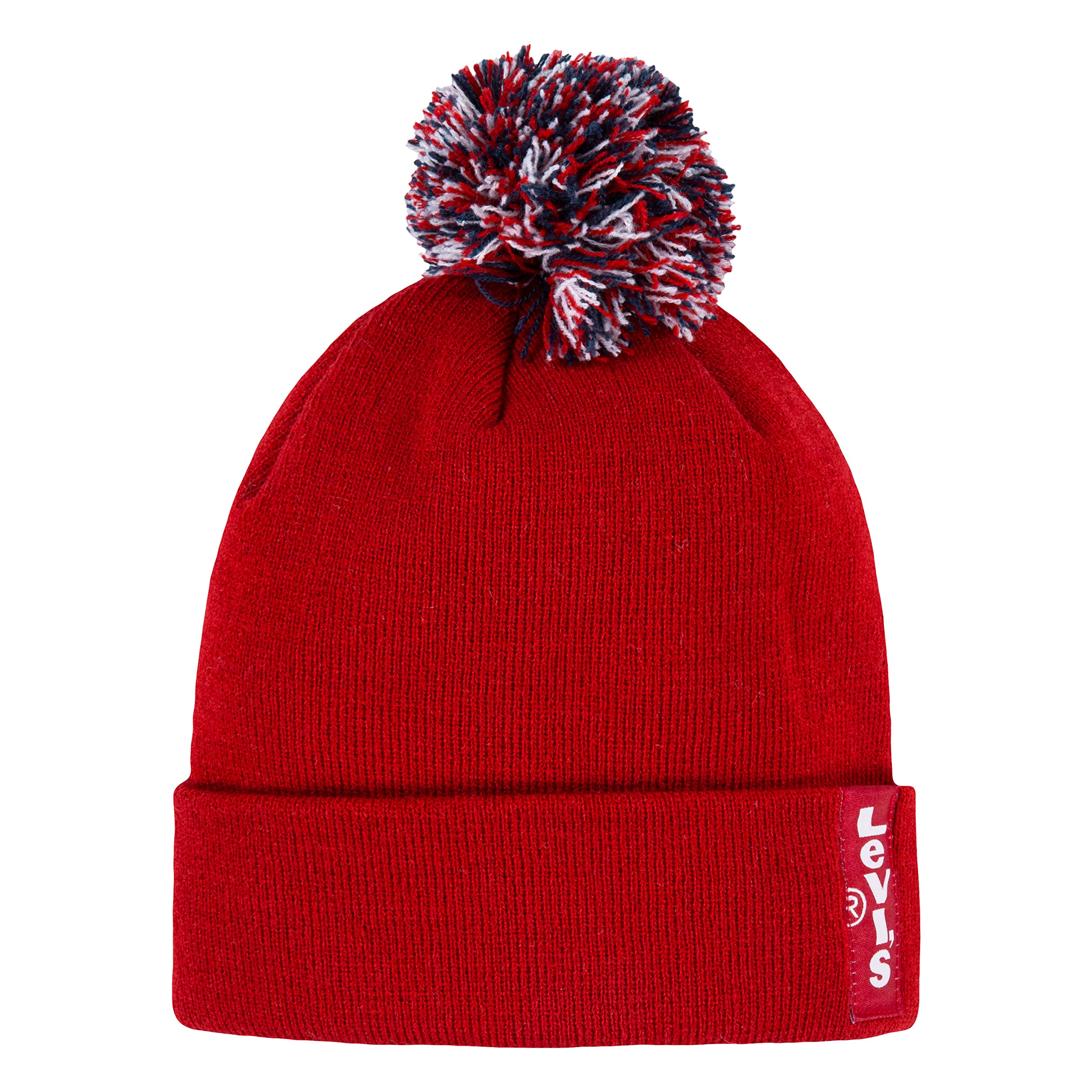 Levi's Kids' Beanie Hat for Boys & Girls - Soft Warm Winter Knit Cap for Cold Weather - Perfect for School, Outdoor Play & Snow Activities