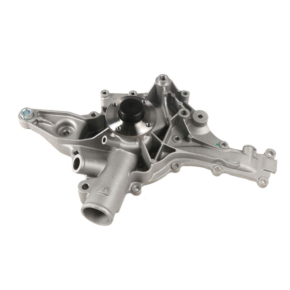 MOCA AW9379 Water Pump with Fan Clutch Kit Compatible with 2001-2005 Mercedes-Benz C240 2.6L, C320 3.2L & 2004-2006 E500 5.0L (No Oil Cooler Hose Fitting) - Replacement for Engine Cooling System Maintenance & Repair