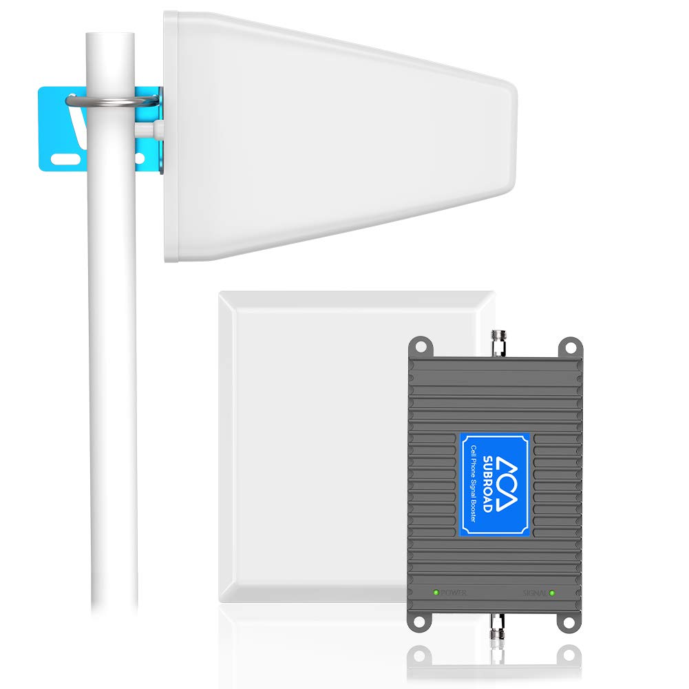 Verizon AT&T 5G 4G LTE Cell Phone Signal Booster - 65dB Dual Band 12/13/17 Cellular Repeater Kit | FCC Approved | Covers Up to 4,500 Sq Ft | Improves Data & Voice Signal for Home, Office & RV Use