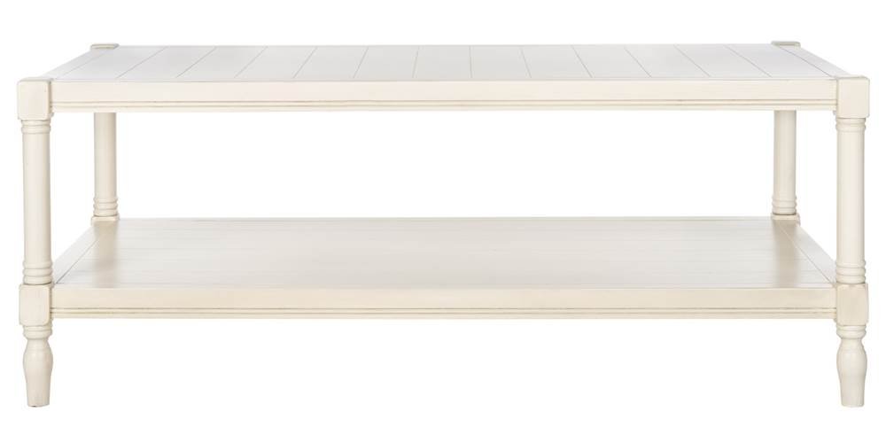 SAFAVIEH American Homes Collection Bela Grey Coffee Table - Modern Living Room Furniture for Small Spaces, Home Decor & Stylish Centerpiece
