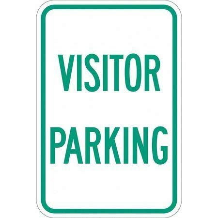 12x18 Inch Visitor Guest Patient Parking Sign - Durable Aluminum for Hospitals, Offices & Public Spaces - T1-1191-Dg