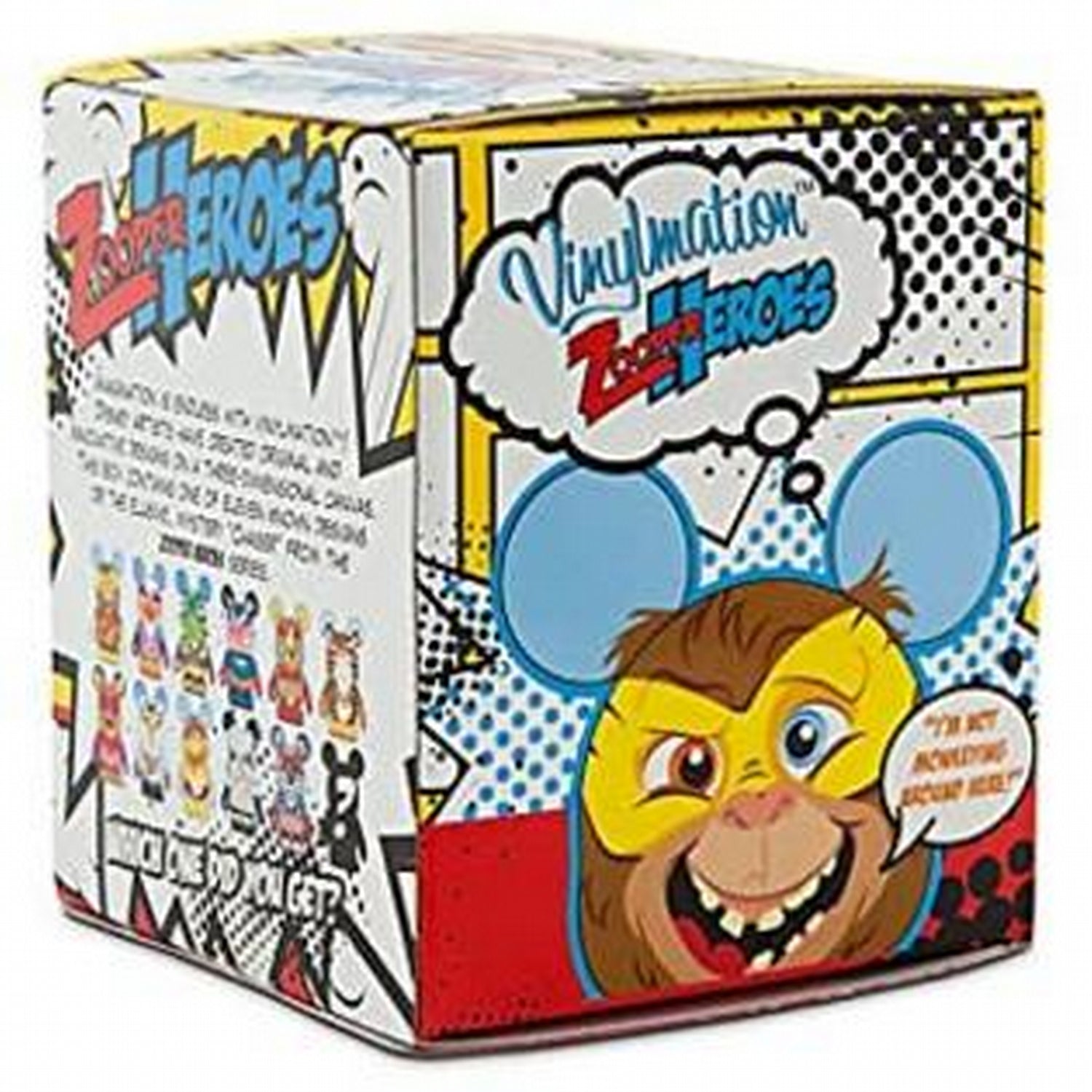 Disney Vinylmation Zooper Heroes Blind Box - Collectible Disney Character Figures for Kids & Adults - Perfect for Gifts, Display, and Disney Fan Collections