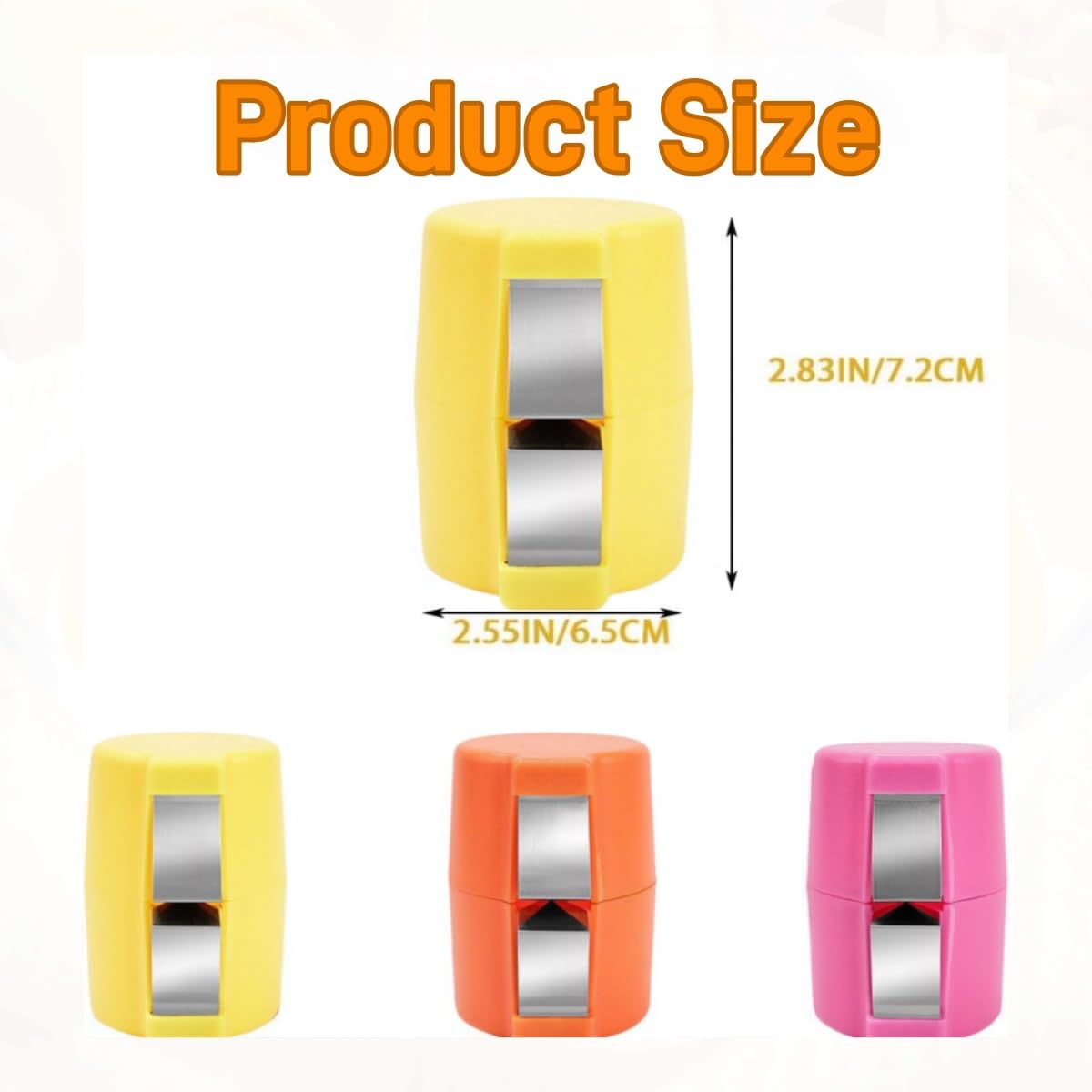 2025 Premium Egg Shell Opener - Handheld Egg Cracker Tool for Raw Eggs, Multifunctional Egg Breaker & Separator - Perfect for Cooking, Baking, Camping & Kitchen Use (2 Pack, Yellow)