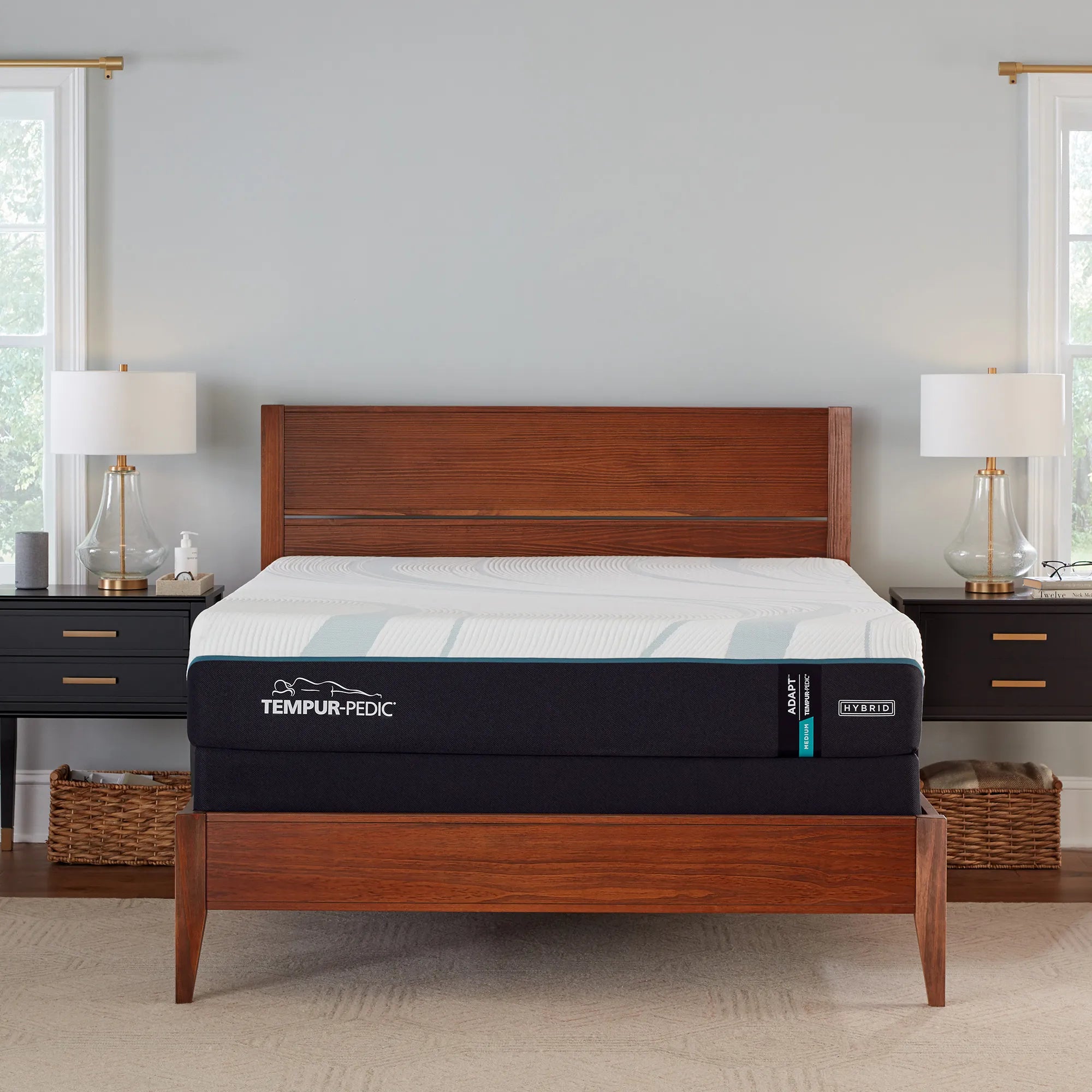 TEMPUR Adapt® Medium Hybrid Mattress - Premium Memory Foam & Coil Support for Back Pain Relief - Perfect for Side Sleepers & Couples - Bedroom, Guest Room, Master Suite