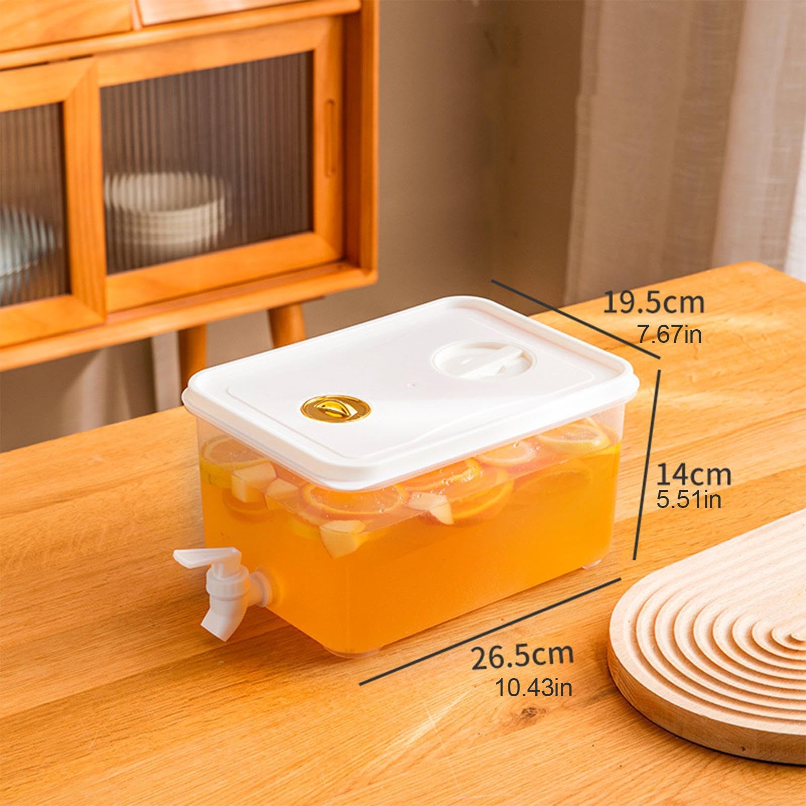 3L/5L/10L Leak-Proof Beverage Dispenser with Tap - Cold Drink Dispenser for Juice, Iced Tea, Lemonade, Beer - Perfect for Parties, BBQs, and Outdoor Events