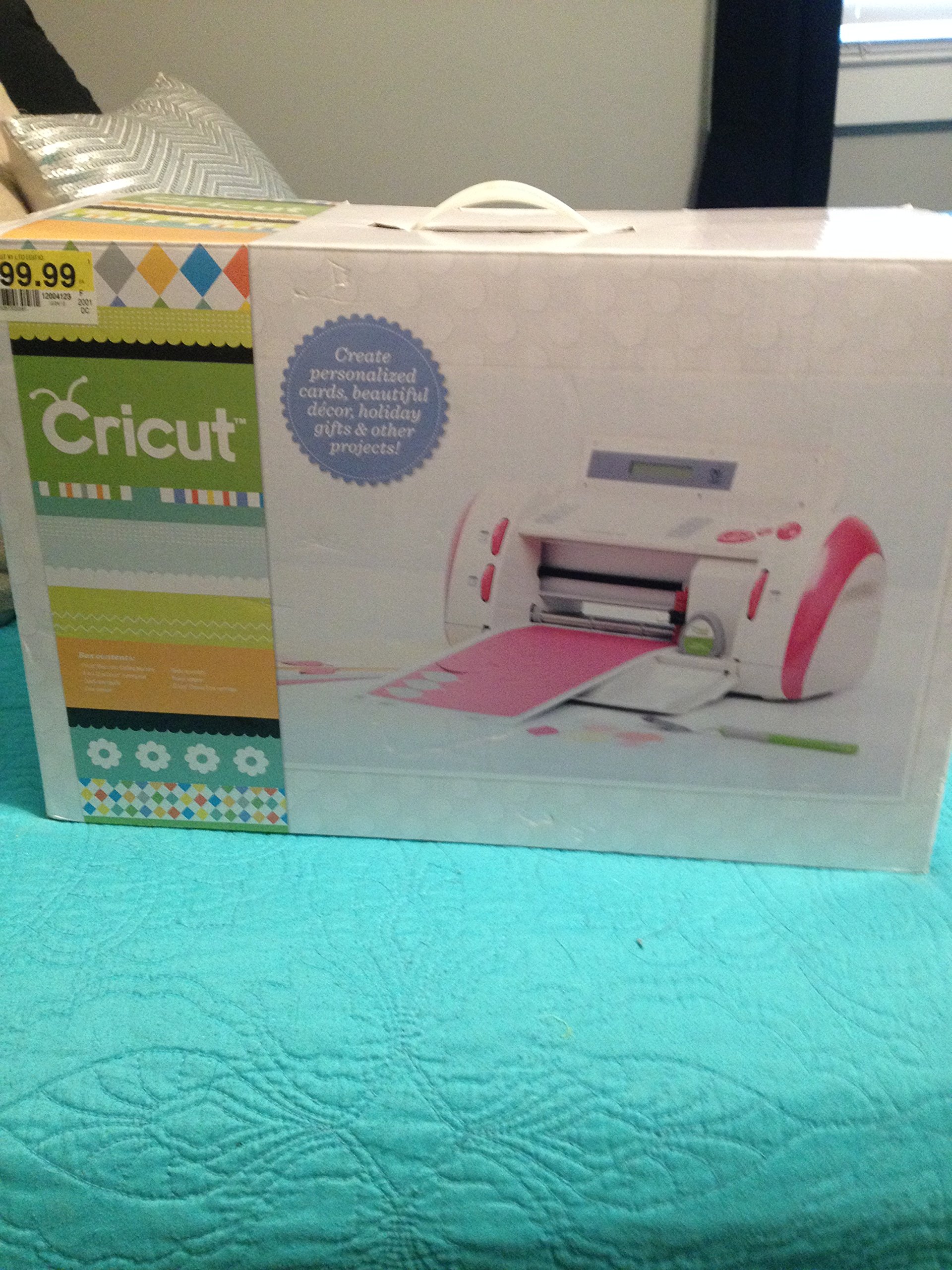 Cricut V1 Limited Edition Die Cutting Machine with Pink Trim - Perfect for DIY Crafts, Scrapbooking, and Home Decor Projects