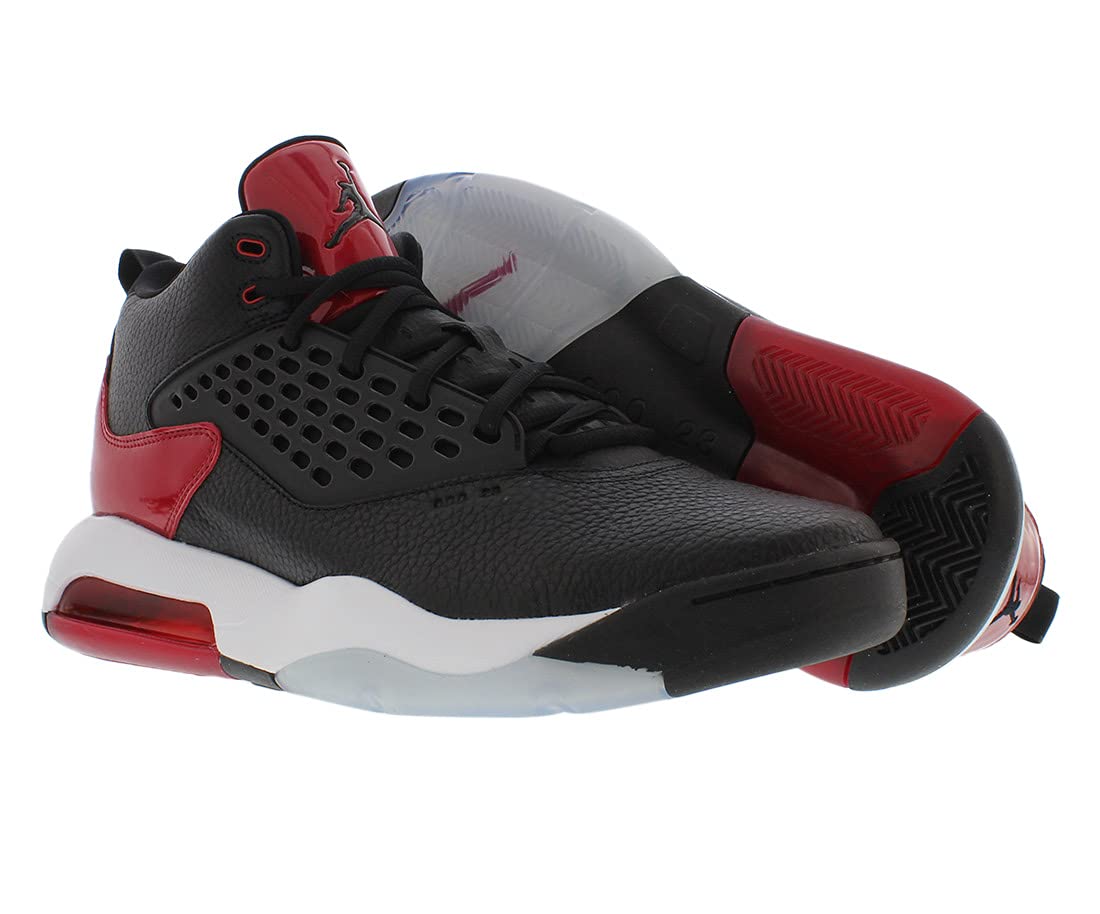 Jordan Maxin 200 Men's Basketball Shoes Size 10.5 - Black/Red/White | High-Performance Sneakers for Running, Training & Streetwear Style
