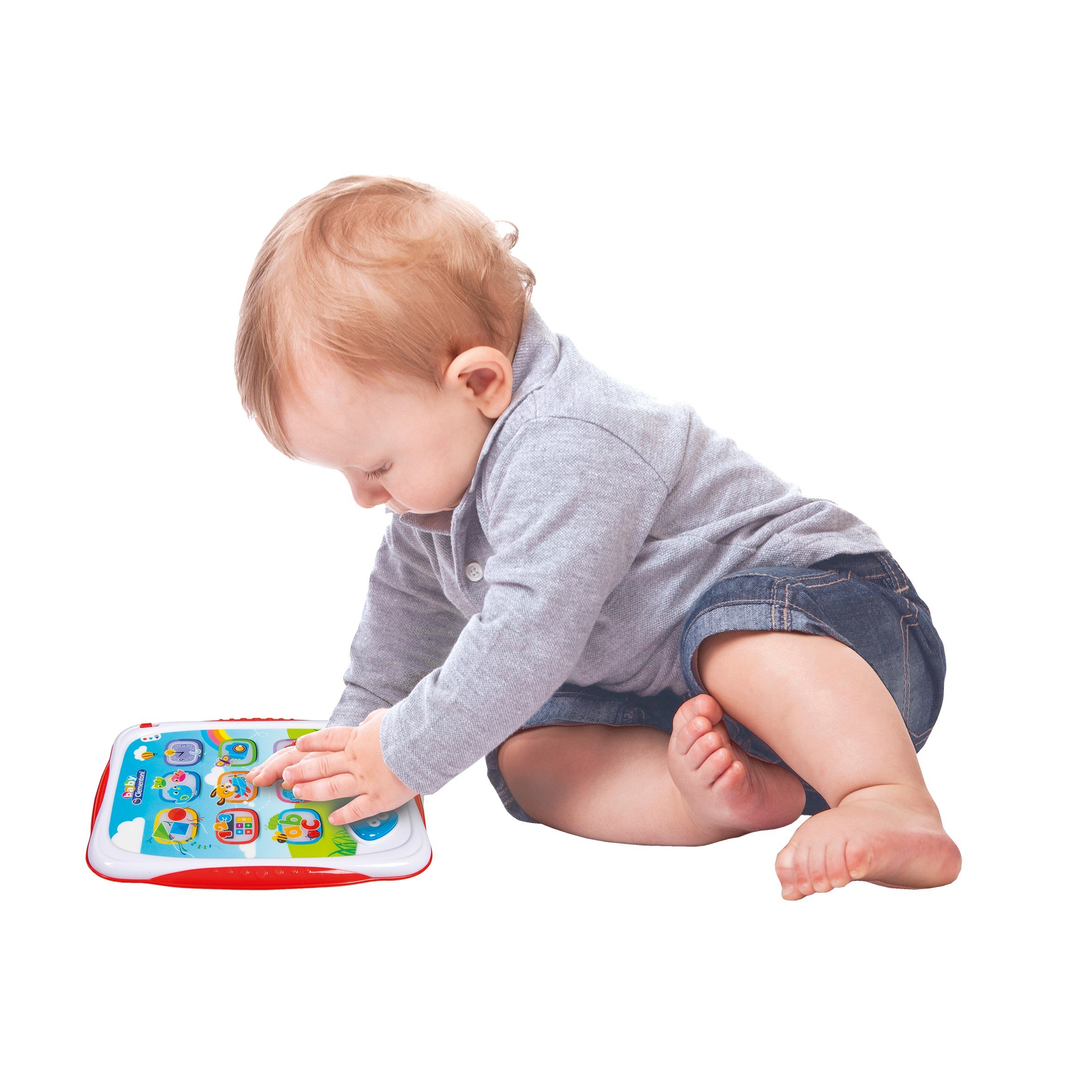 Clementoni 0609006 My First Tablet - Educational Kids Learning Tablet Toy for Toddlers & Preschoolers - Perfect for Early Learning, ABCs, Numbers & Interactive Play at Home or School