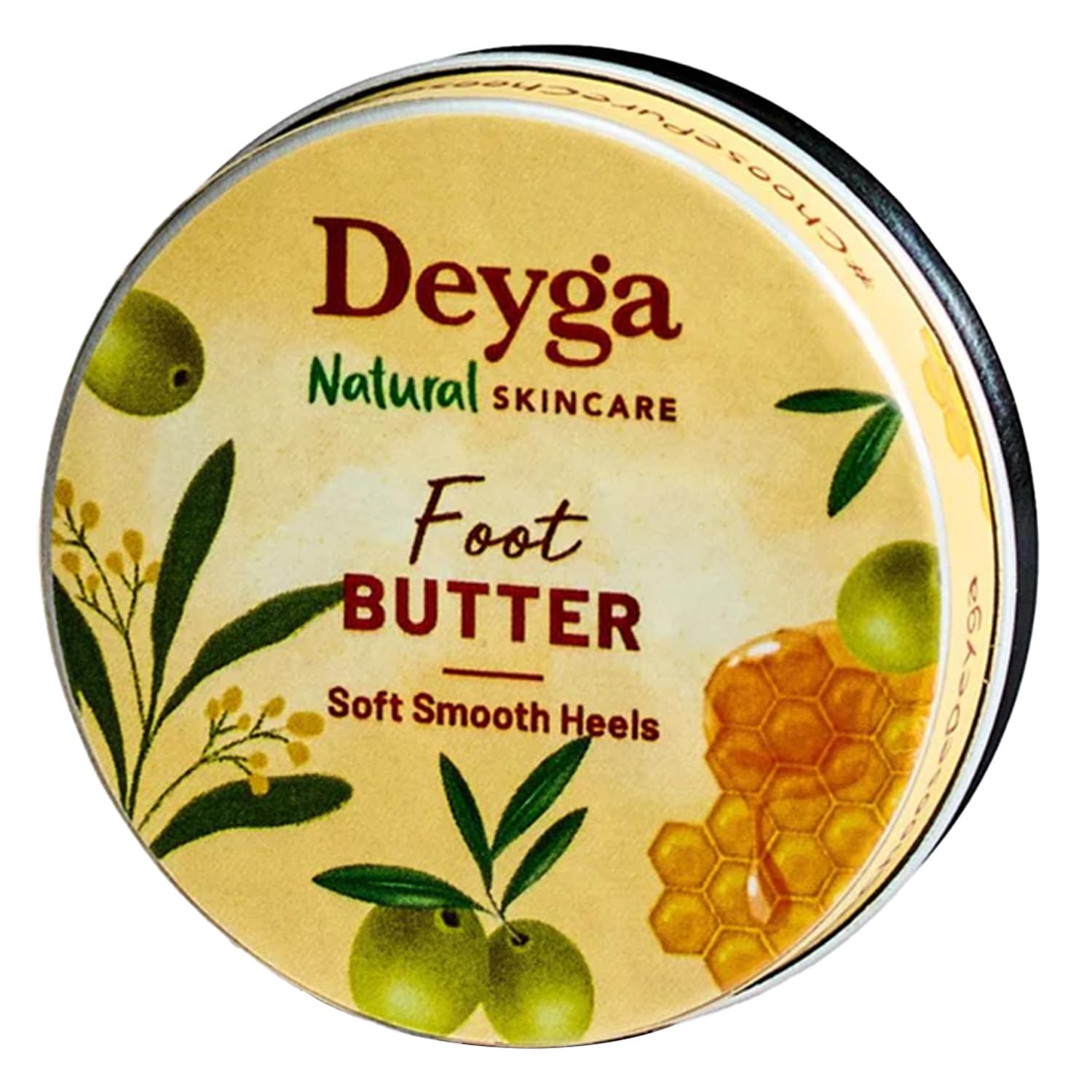 Deyga Foot Cream for Dry & Cracked Feet - Deep Moisturizing Foot Butter for Men & Women - Heel Repair Treatment for Rough Skin - Anti-Wrinkle Foot Care (10g) - Perfect for Pedicures, Daily Foot Care & Cracked Heel Relief