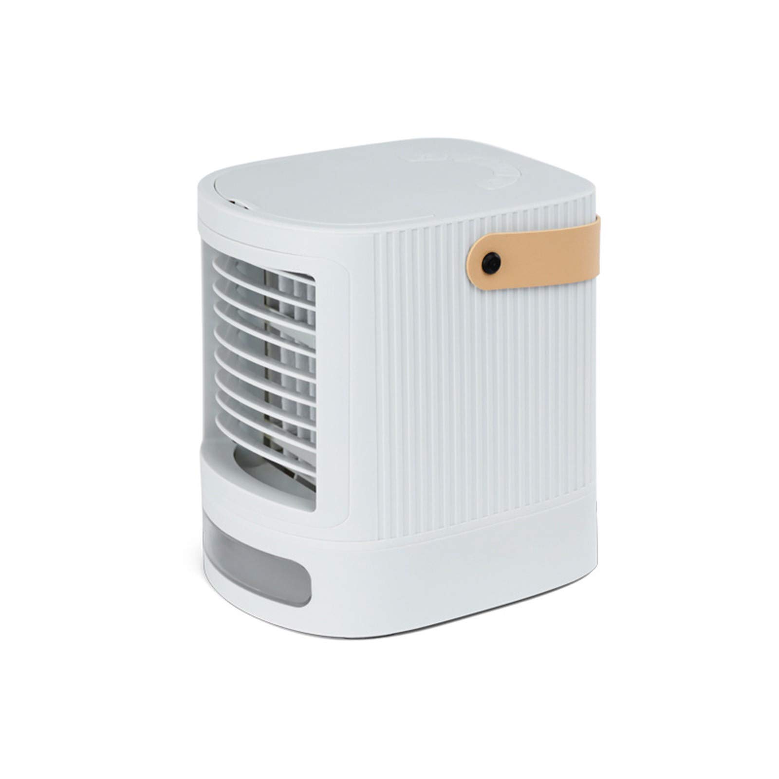 Portable Mini USB Air Cooler with Ice Crystal Technology - Personal Cooling Fan for Home, Office, and Travel Use