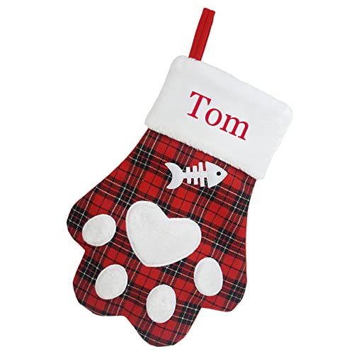 Red Paw With Fish for Cat