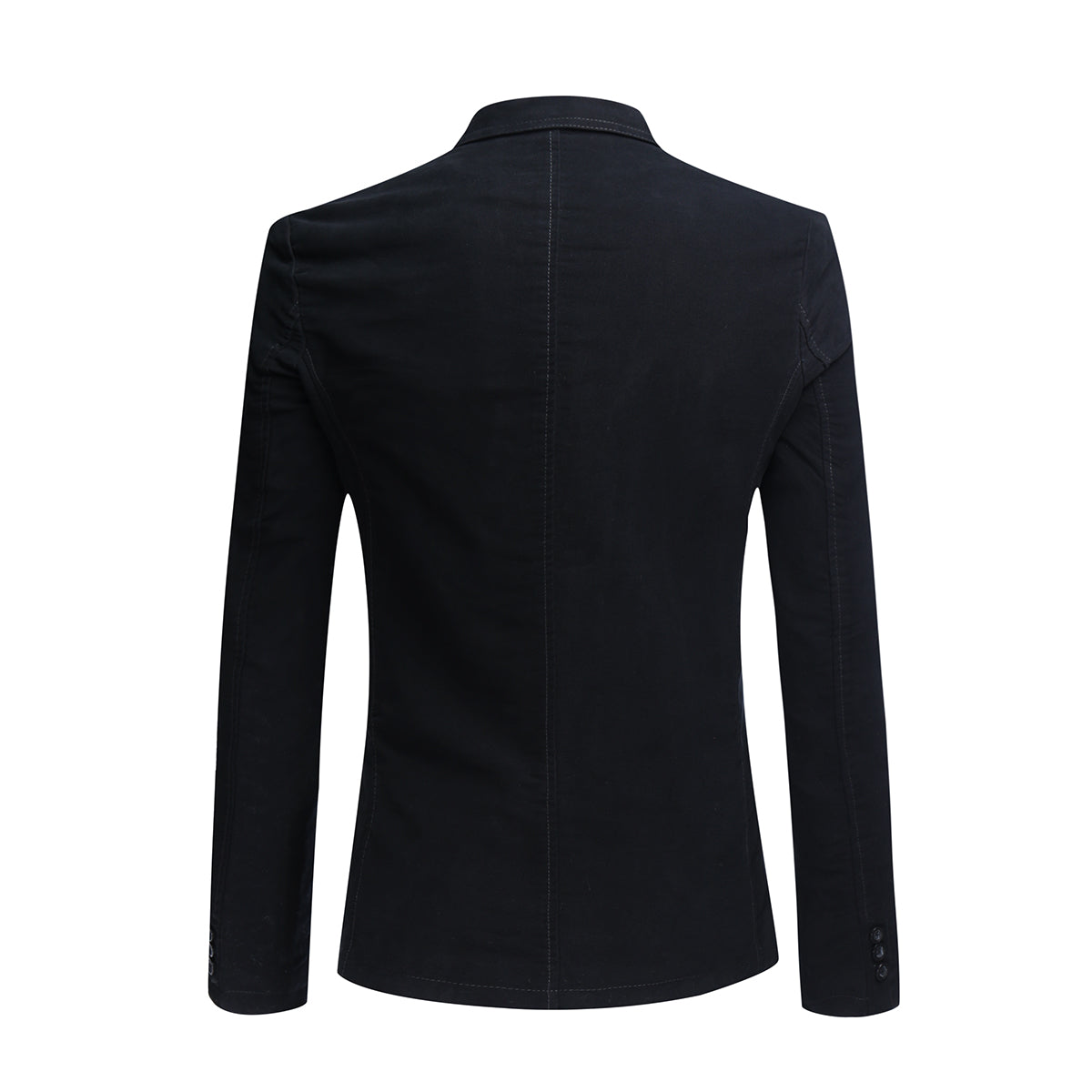 Men's Slim Fit Casual Blazer - 2 Button Autumn Sport Coat in Black | Perfect for Office, Business Meetings & Smart Casual Outfits