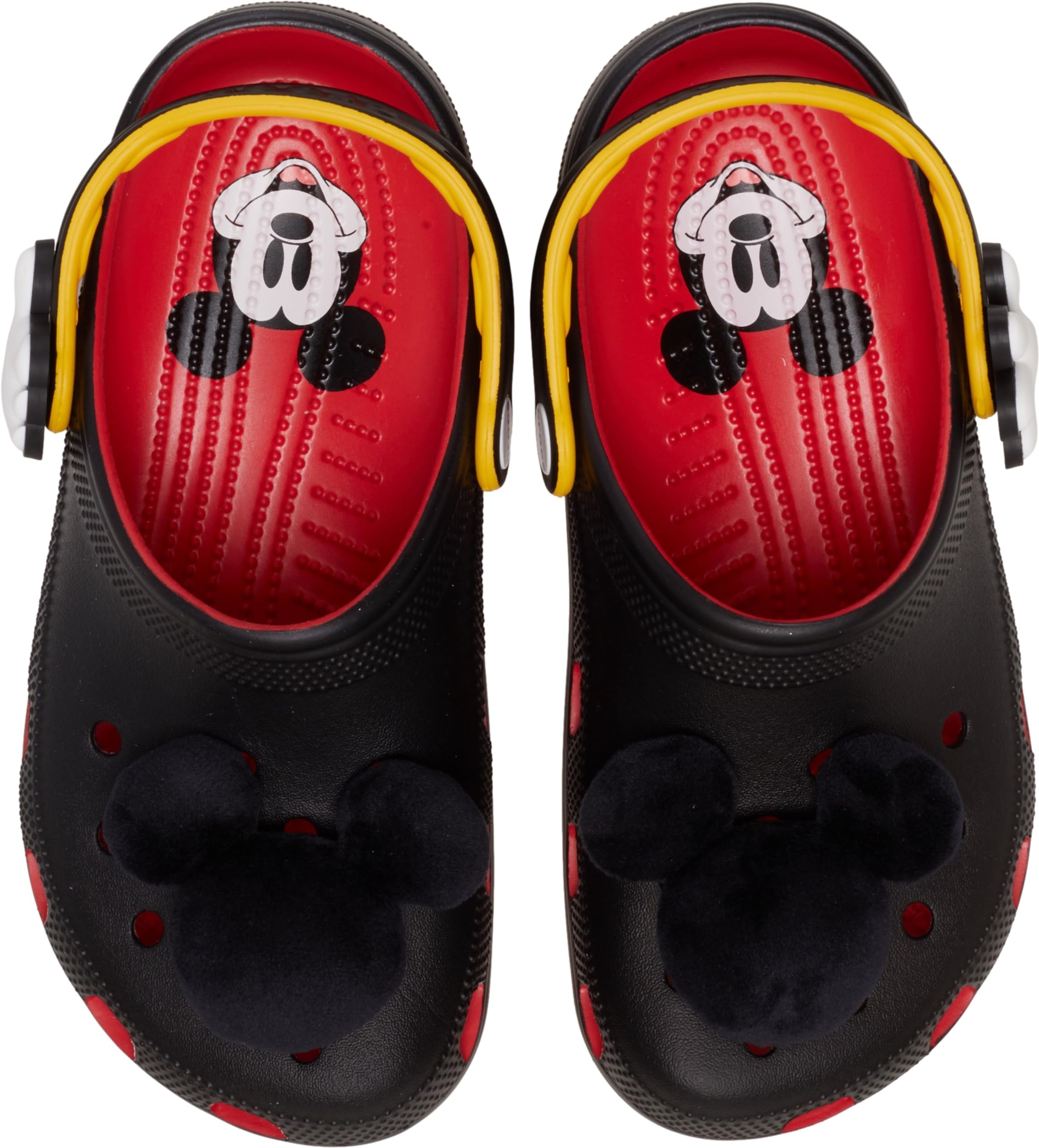 Crocs Unisex-Adult Disney Mickey Mouse IAM Classic Clog - Comfortable Slip-On Shoes for Men & Women - Perfect for Casual Wear, Indoor & Outdoor Activities